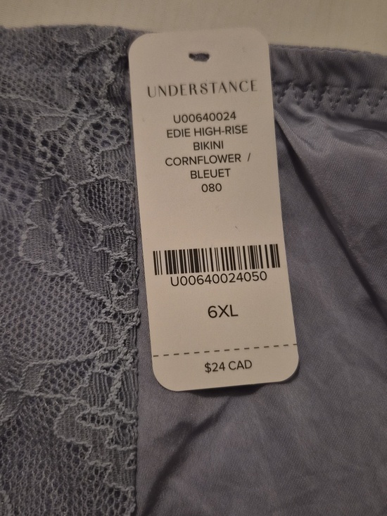 NWT Understance Lace-Trim High Rise Brief Panty - - Picture 2 of 3